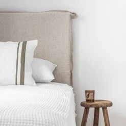 Arias Linen Cushion Cover | White/Natural 45x45cm -Home Sale Shop zoco home arias linen cushion cover white natural 45x45cm 55262571168087