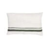 Arias Linen Cushion Cover | White/Olive 40x60cm
