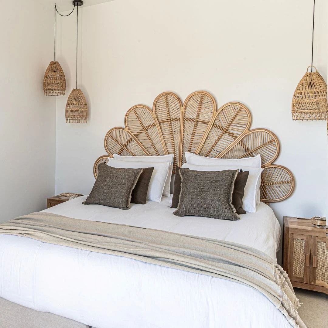 Athea Linen Cushion Cover | Brown 45x45cm 3 Athea Linen Cushion Cover | Brown 45x45cm - Image 3