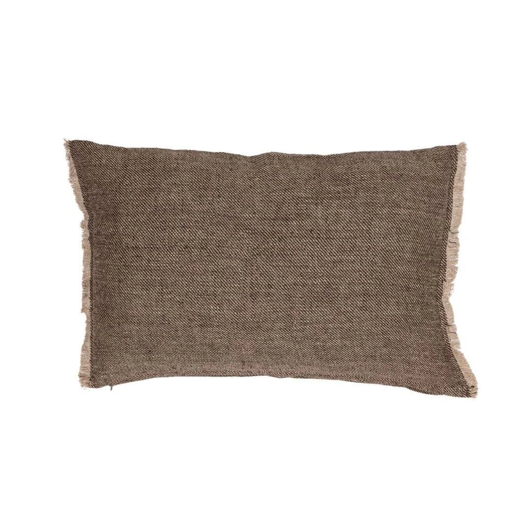 Athea Linen Cushion Cover | Brown 40x60cm 1 Athea Linen Cushion Cover | Brown 40x60cm