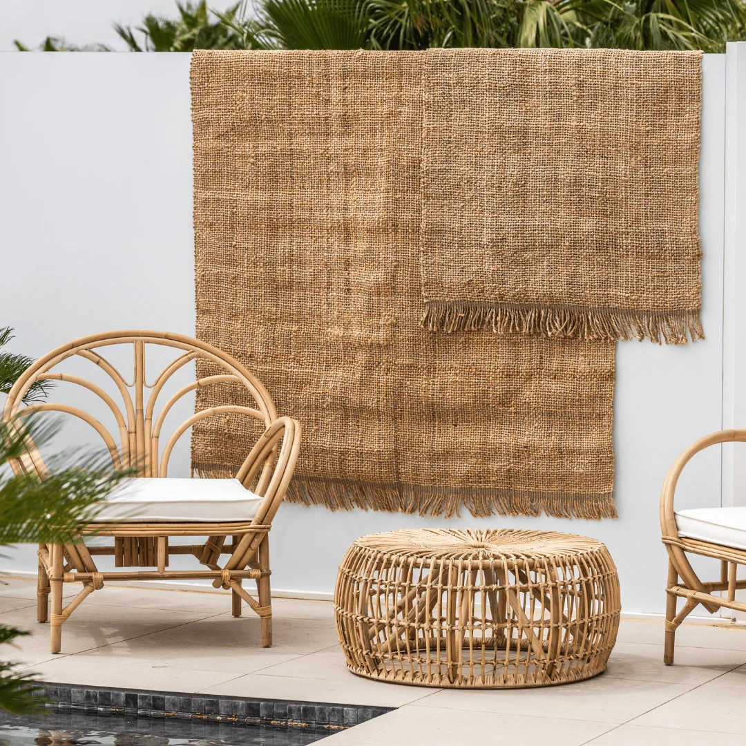 Braided Jute Rug | Natural 150x200cm 6 Braided Jute Rug | Natural 150x200cm - Image 6