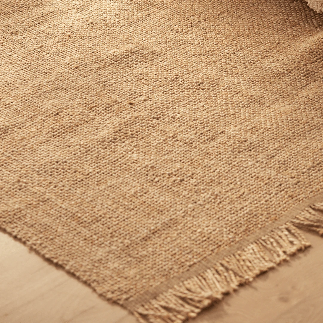 Braided Jute Rug | Natural 90x150cm 4 Braided Jute Rug | Natural 90x150cm - Image 4