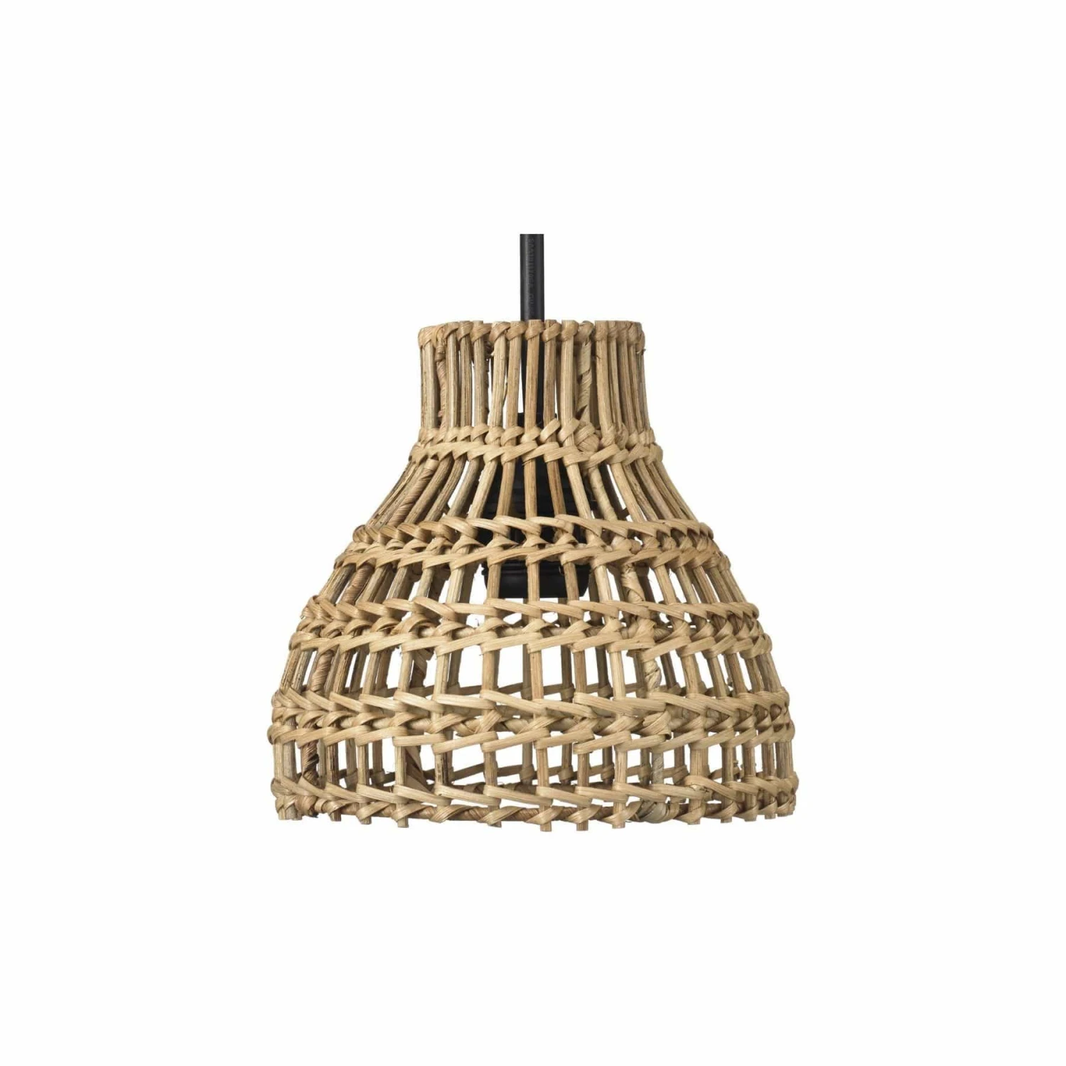 Braided Rattan Pendant Lamp | Natural 18cm 1 Braided Rattan Pendant Lamp | Natural 18cm