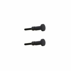 Brass Knob | Set Of 2 | Black 4.5x1.5cm