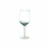 Bubble Wine Glass | Light Green 21x8.5cm