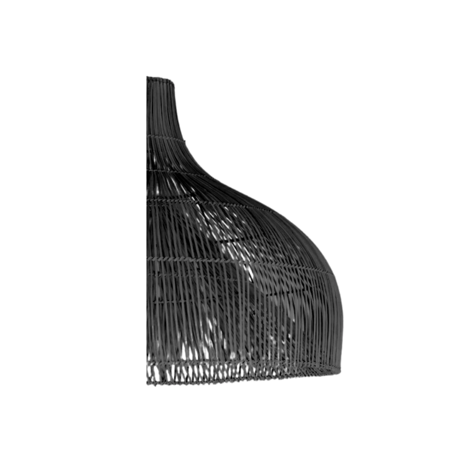Bulat Lampshade | Black 66cm 2 Bulat Lampshade | Black 66cm - Image 2