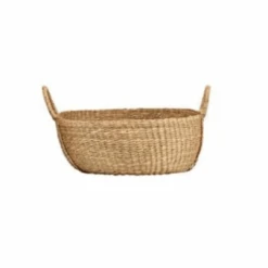 Carry Seagrass Basket | Natural 40x24cm