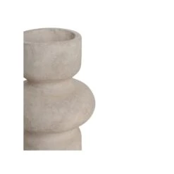 Chalk & Paper Mache Vase | White 12x19cm -Home Sale Shop zoco home ceramics and paper vase white 12x12x19cm 50595051536727