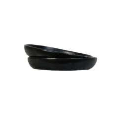 Clay Plate | Black 24.5x4cm -Home Sale Shop zoco home clay plate black 25x4cm kitchenware 36312938709204