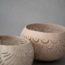 Coconut Tealight Holder | Natural 12x10cm -Home Sale Shop zoco home coconut tealight holder natural 12x10cm 60824427528535