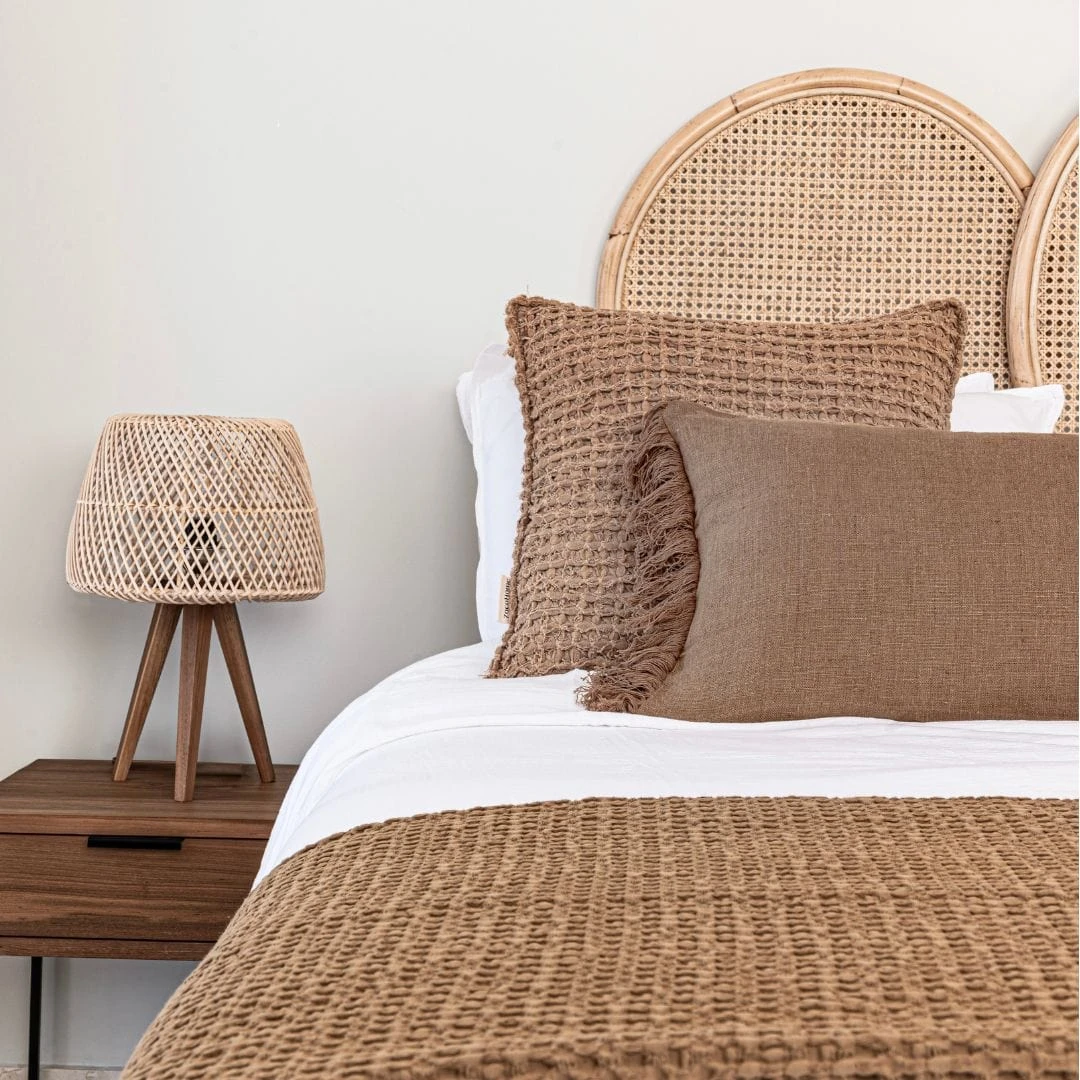 Cotton Cushion Cover Fancy | Oatmeal 50x50cm 2 Cotton Cushion Cover Fancy | Oatmeal 50x50cm - Image 2