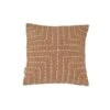 Cotton Cushion Cover Multi Stitch | Oatmeal 50x50cm