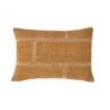 Cotton Cushion Cover Rustic Stitch | Mustard 40x60cm