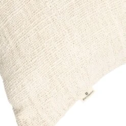 Soraya Cotton Cushion Cover Plain | Off-White | 50x50cm -Home Sale Shop zoco home cotton cushion plain white 50x50cm textiles pillows 56989125738839