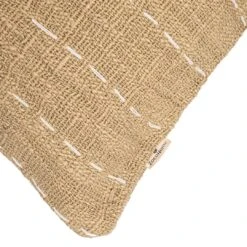 Soraya Cotton Cushion Cover Stripes | Sand | 50x50cm -Home Sale Shop zoco home cotton cushion stripes sand 50x50cm textiles pillows 56989114663255