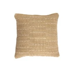 Soraya Cotton Cushion Cover Stripes | Sand | 50x50cm