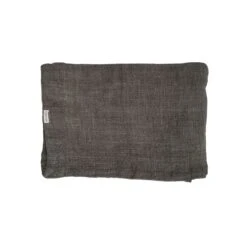 Cotton Hand Woven Bed Cover| Charcoal 270x270cm