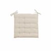 Cotton Seat Cushion | Sand 40x40x4cm