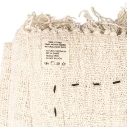 Soraya Cotton Throw Lines | Off-White | 235x130cm -Home Sale Shop zoco home cotton throw line off white 235x130cm textiles 56989099917655