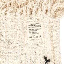 Soraya Cotton Throw Zigzag | Off-White | 235x130cm -Home Sale Shop zoco home cotton throw zigzag white 235x130cm textiles 56989094707543