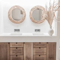Cove Round Mirror | 60cm -Home Sale Shop zoco home cove round mirror 60cm mirror 60824598413655