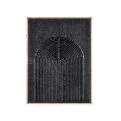 Dawn Wall Art | Black