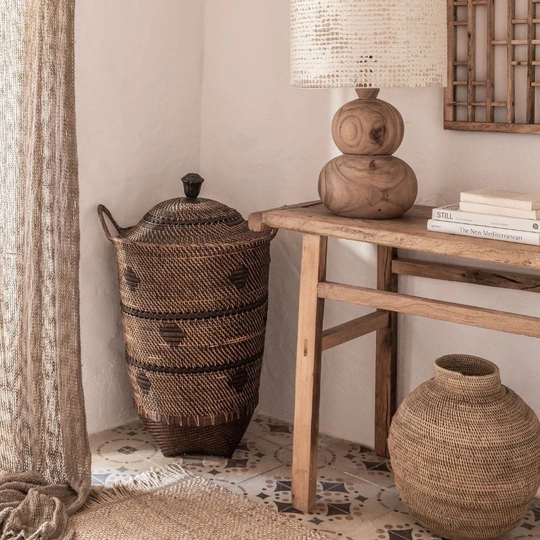 Ethnic Basket | Natural 60x70cm 2 Ethnic Basket | Natural 60x70cm - Image 2