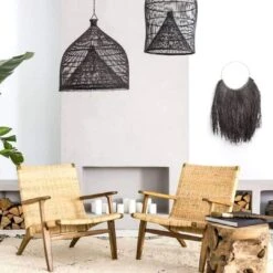 Fish Trap Lampshade | Black 50cm -Home Sale Shop zoco home fish trap lampshade black 50cm 60823810900311