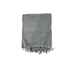 Fouta Stonewashed | Dark Grey 200x100cm