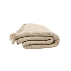 Fouta Throw | Beige 125x180cm -Home Sale Shop zoco home fouta throw beige 200x140cm bedspread 30252528140445