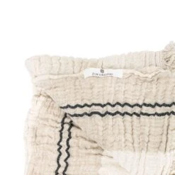 Fouta Throw | Black / White / Sand | 160x150cm -Home Sale Shop zoco home fouta throw black white sand 160x150cm textiles 57735524122967