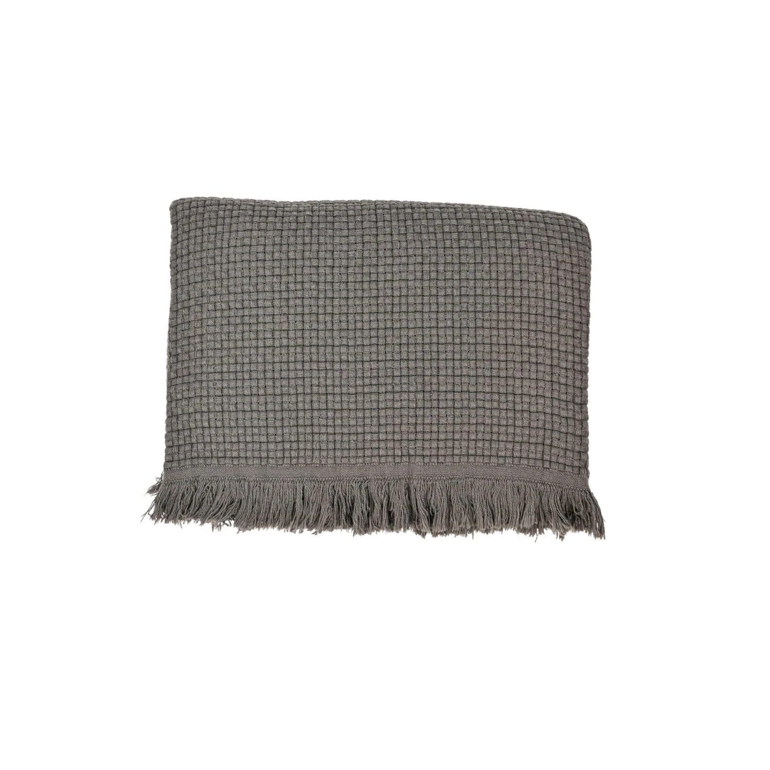 Fouta Throw | Dark Grey 125x180cm 1 Fouta Throw | Dark Grey 125x180cm
