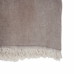 Fouta Throw | Double-Sided | Brown 135x185cm 5 Fouta Throw | Double-Sided | Brown 135x185cm -Home Sale Shop zoco home fouta throw double sided brown 135x185cm 37494080733396