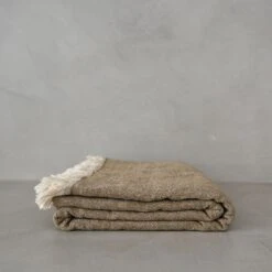 Fouta Throw | Double-Sided | Butternut 135x185cm -Home Sale Shop zoco home fouta throw double sided butternut 135x185cm 38518273343700