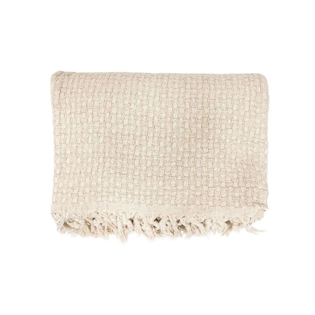 Fouta Throw | Natural | 125x195 Cm 1 Fouta Throw | Natural | 125x195 Cm