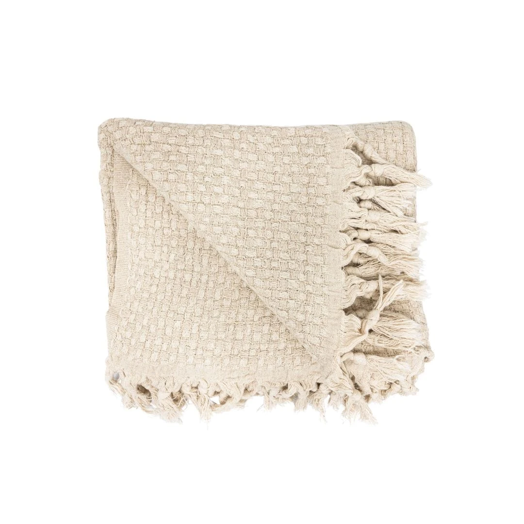 Fouta Throw | Natural | 125x195 Cm 5 Fouta Throw | Natural | 125x195 Cm - Image 5