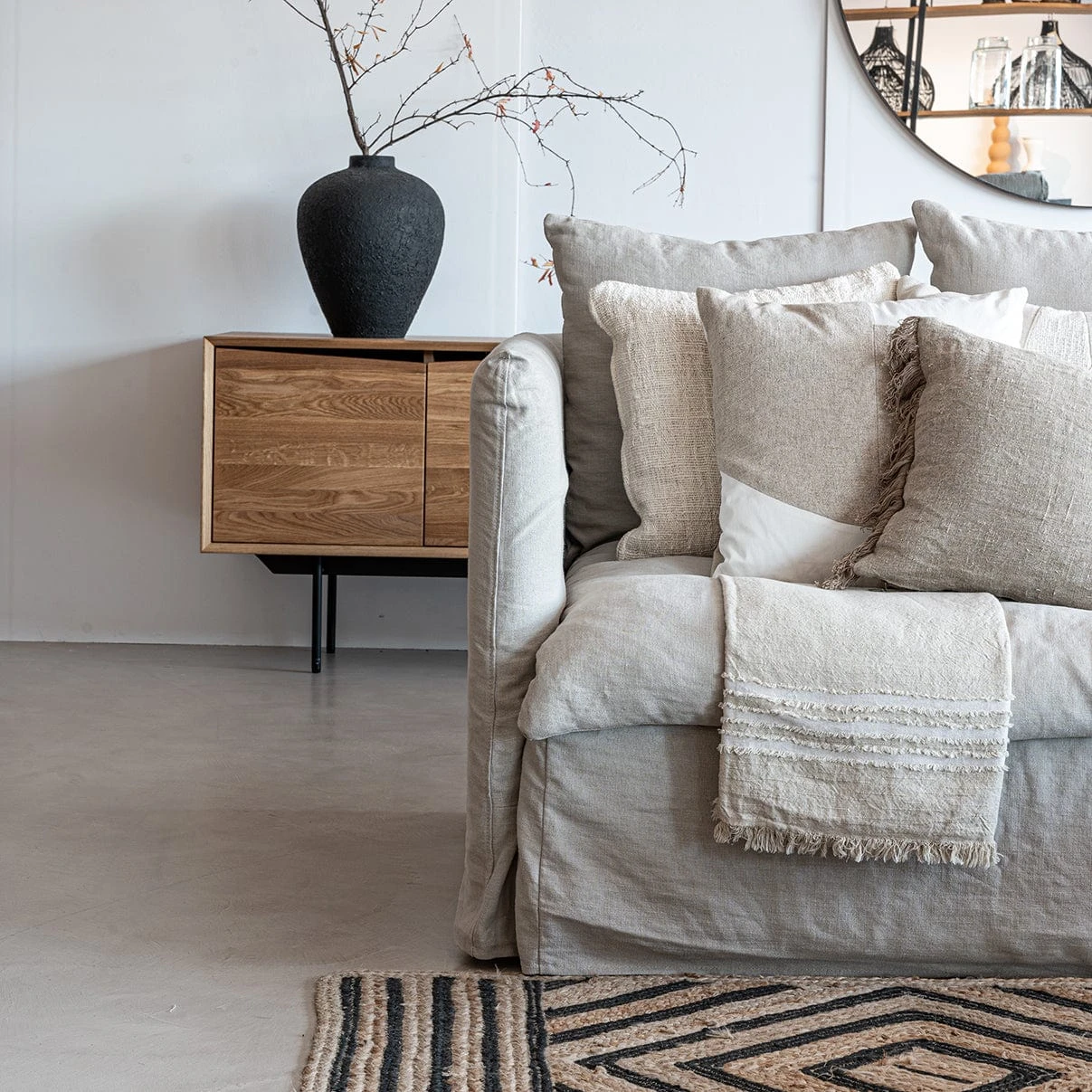 Fouta Throw | Natural / White | 135x200cm 2 Fouta Throw | Natural / White | 135x200cm - Image 2