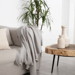 Fouta Throw | Sand 130x200cm -Home Sale Shop zoco home fouta throw sand 130x200cm textiles 51650961342807