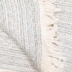 Fouta Throw | Silver Grey 130x200cm -Home Sale Shop zoco home fouta throw silver grey 130x200cm textiles 51583942361431