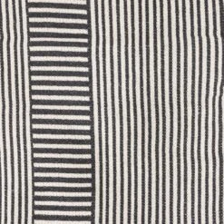 Fouta Throw Stripes | Natural / Stonewashed Black | 140x180cm -Home Sale Shop zoco home fouta throw stripes natural stonewashed black 140x180cm textiles 57735539163479
