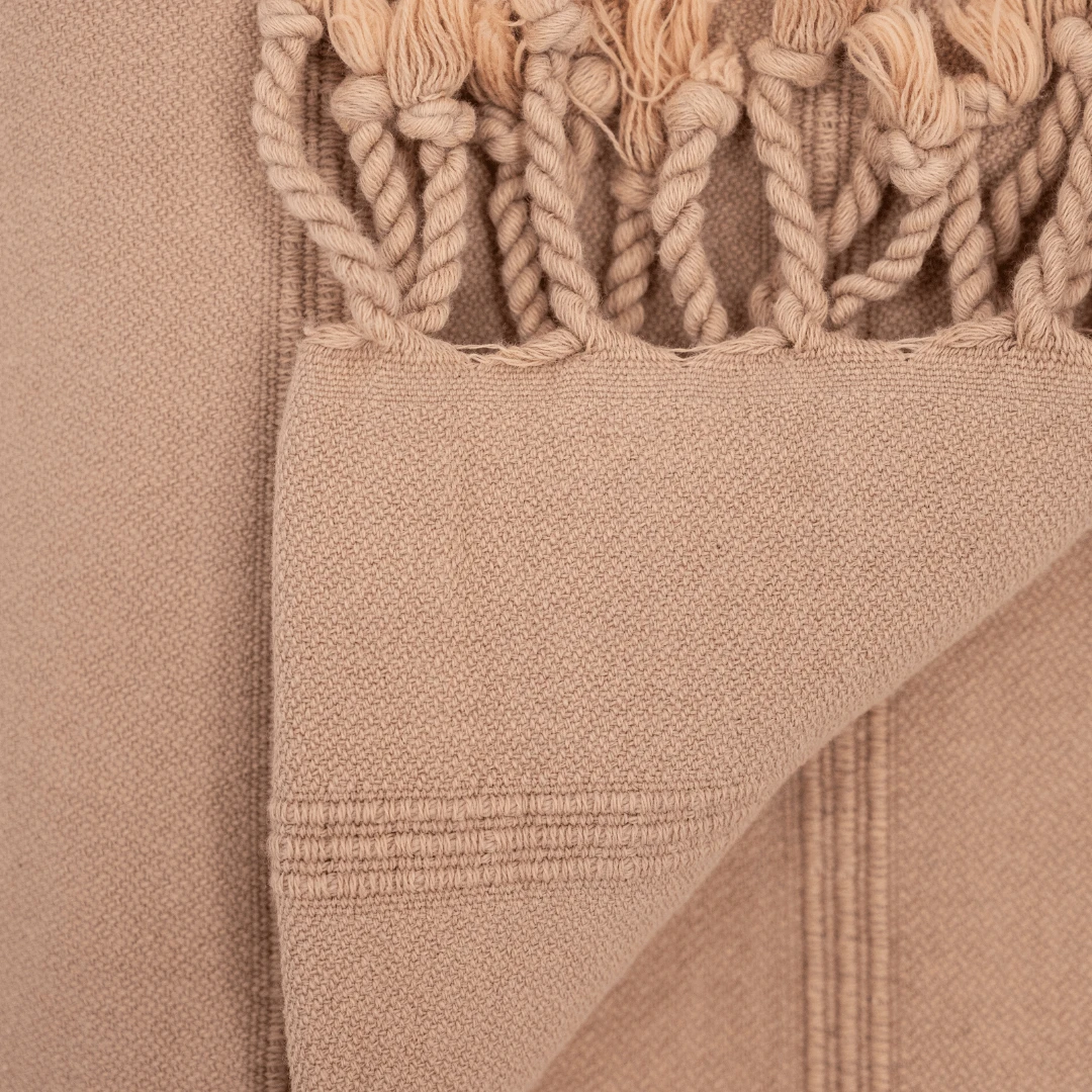 Fouta Towel | Stonewashed Beige 90x170cm 4 Fouta Towel | Stonewashed Beige 90x170cm - Image 4