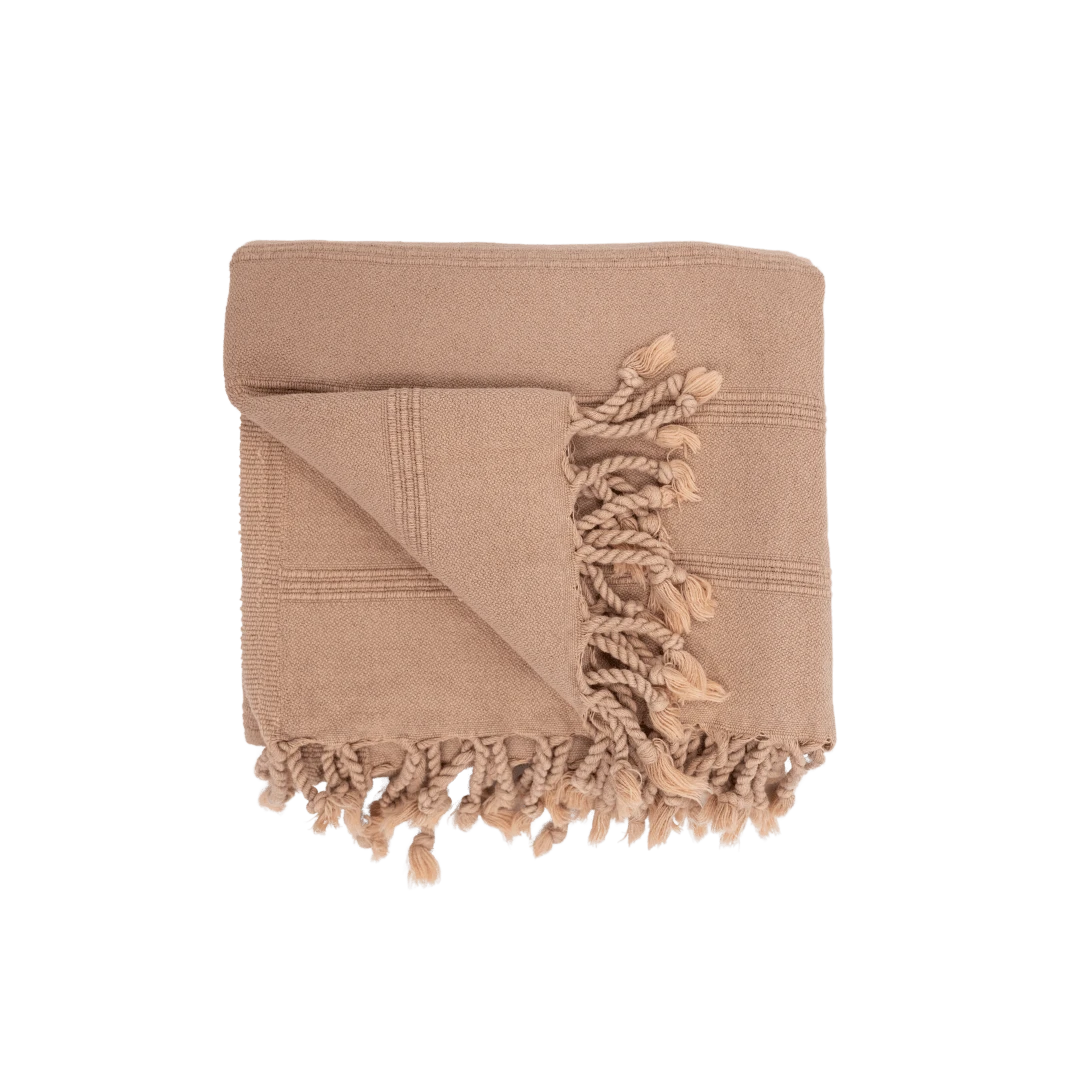 Fouta Towel | Stonewashed Beige 90x170cm 2 Fouta Towel | Stonewashed Beige 90x170cm - Image 2