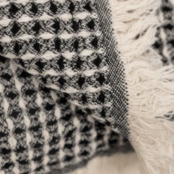 Fouta Waffle | Black 95x180cm -Home Sale Shop zoco home fouta waffle black 95x180cm 51584887849303