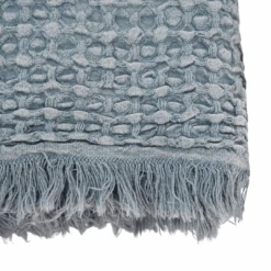 Fouta Waffle | Blue 80x180cm -Home Sale Shop zoco home fouta waffle blue 80x180cm 37441122500820