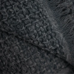 Fouta Waffle | Dark Blue 210x100cm -Home Sale Shop zoco home fouta waffle dark blue 210x100cm towels 51584927367511