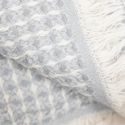 Fouta Waffle | Light Grey 180x100cm 8 Fouta Waffle | Light Grey 180x100cm -Home Sale Shop zoco home fouta waffle light grey 210x100cm towels 51584962396503