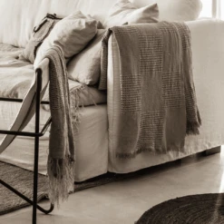 Fouta Waffle Throw | Beige 125x185cm -Home Sale Shop zoco home fouta waffle throw beige 125x185cm 38108637167828