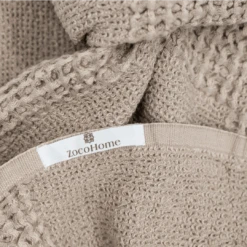 Fouta Waffle Throw | Beige 125x185cm -Home Sale Shop zoco home fouta waffle throw beige 125x185cm 51579202666839