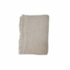 Fouta Waffle Throw | Cream 120x180cm