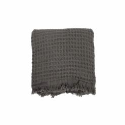Fouta Waffle Towel | Dark Grey 85x170cm